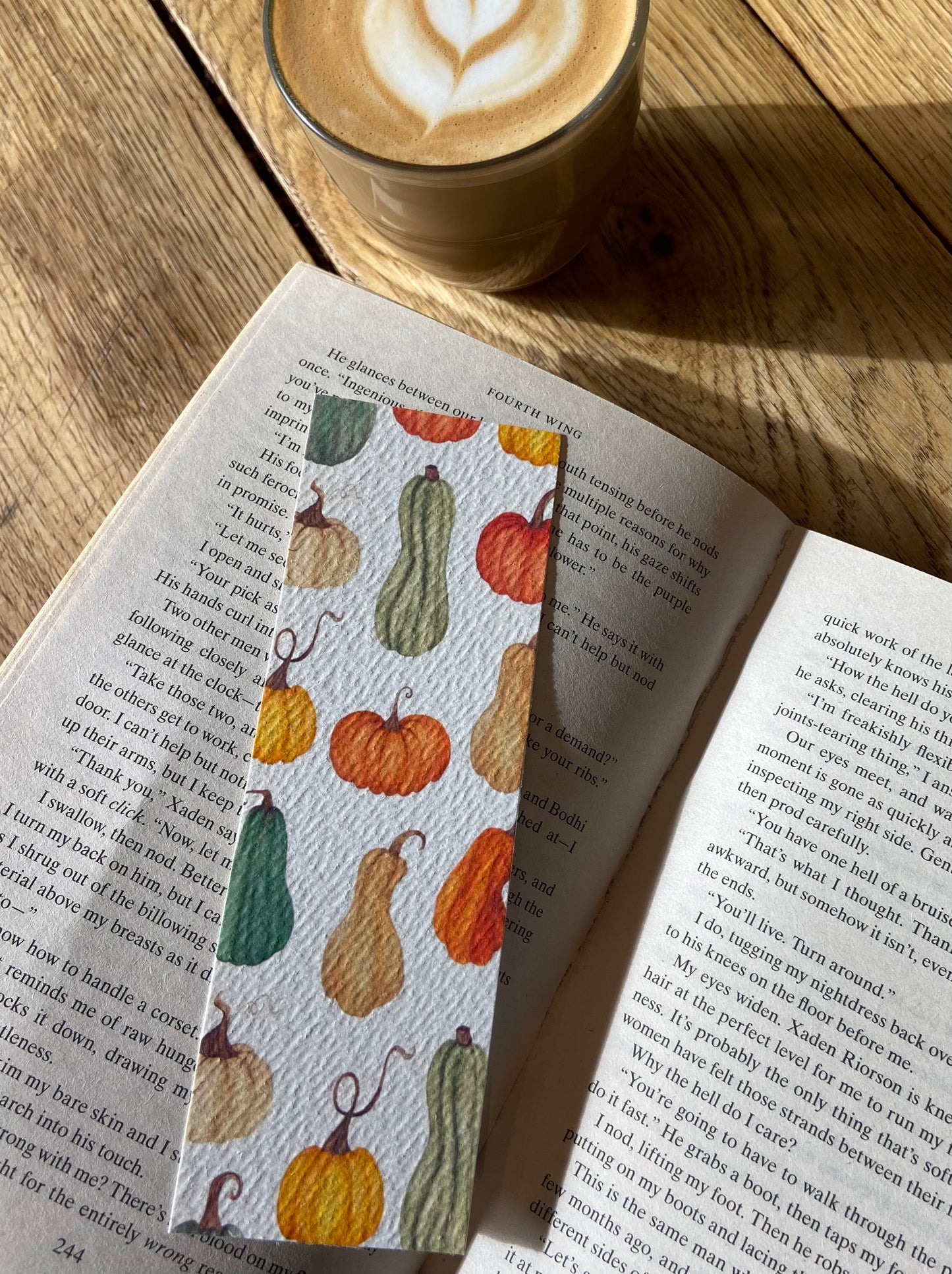 Pumpkin bookmark